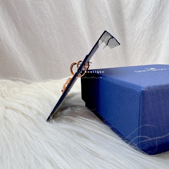 BNIB Swarovski Symbolic Drop Earrings Star White Rose Gold-Tone Plated 5494337 - Picture 4 of 6